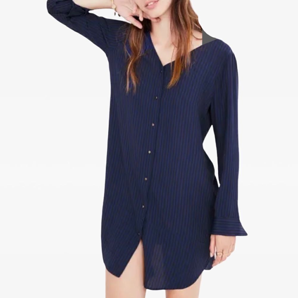 Madewell Autumn Stripe Shift Dress Size XS